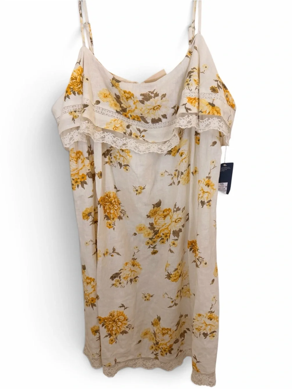Universal Thread Floral Ruffle Slip Dress NWT Size XXL